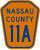 County Route 11A marker