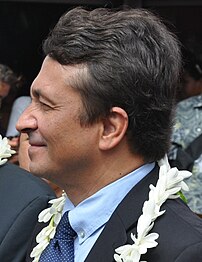 Nuihau Laurey, président par intérim de la Polynésie française en 2014 jusqu'à 12 septembre 2014.