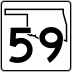 State Highway 59 marker