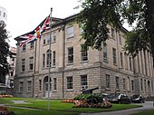 Nova Scotia Legislature Building from Halifax, Nova Scotia, Canada, 1819
