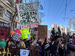 School strike in San Francisco on 15 March 2019