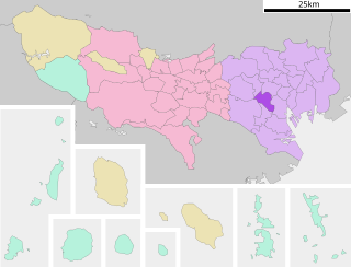 渋谷区位置図