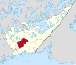 Location of Sippola in the Kymi Province