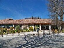 Entrée des Thermes de Montbrun-les-Bains