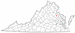 Location in Virginia