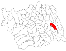 Vultureni – Mappa