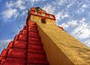 Replica of the Tikal Temple of the Great Jaguar at Xetulul Theme Park