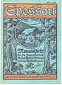 Erstes Titelbild der Zeitschrift Spessart von 1906