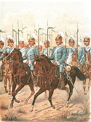 Kgl. Sächs. Garde-Reiter-Regiment im Koller, 1891