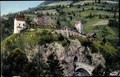 Ruine Oberfalkenstein mit Johanneskirche um 1909