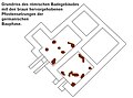 VR Wurmlingen Therme Schema mit Pfostensetzungen