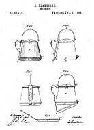 Erastus Blakeslee Kombination Topf und Pfanne 1865