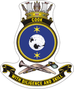 HMAS Cook - Ship's Crest