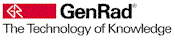 This is the logo for GenRad.