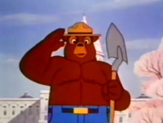 Smokey Bear, as the character appears in the television series.