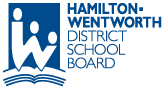 A white "w" representing three people in front of a blue rectangular background on top pf a blue book outline.