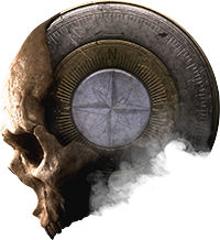 The skull logo of The Dark Pictures Anthology.