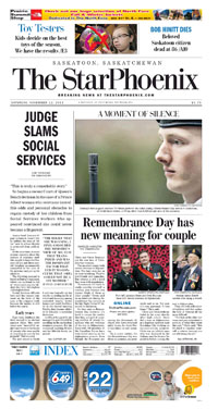 Front page — November 12, 2011