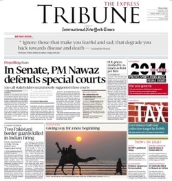 Front Page on January 1, 2015