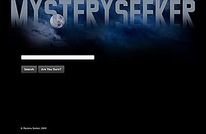 Screenshot of mysteryseeker.com