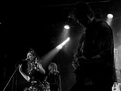 The Lost Patrol performing in a 2010 concert at Whisky a Go Go