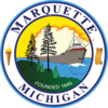 The seal of Marquette, Michigan