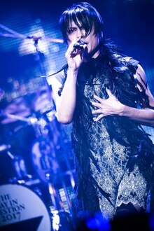 Sakurai performing in 2017