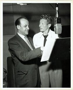 David Kapp and Danny Kaye, 1946