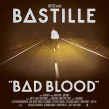 A person runs on the road going away from the camera. The "A"s in both the band and album's names are represented as triangles in the cover art.