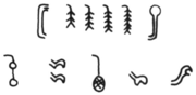 Grouping of dependent glyphs