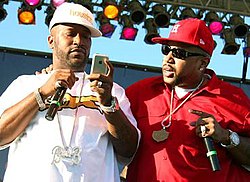 Bun B (left) and Pimp C in 2007