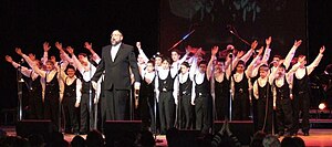 The choir performing on 5 April 2007 at a 30th Anniversary Concert.