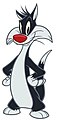 Sylvester as seen in The Looney Tunes Show in this new design