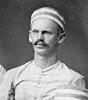 Photograph of Charles S. Mitchell cropped from Michigan football team portrait