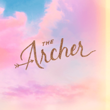 Cover artwork of "The Archer": a photograph of pink-hued clouds and blue sky with the title "The Archer" printed in the center