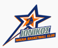 (Ionikos Nikaias B.C.'s official logo –2018.)