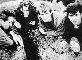The House of Love, the original line-up (1988), from left to right: Pete Evans, Chris Groothuizen, Guy Chadwick, Terry Bickers