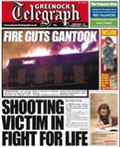 Greenock Telegraph Front Page