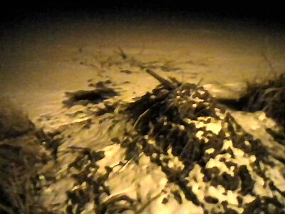 Lincoln Park Beaver Lodge in the Ice