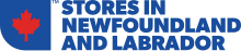 Alternate logo used in case of trademark issues, consisting of the Loblaw superstore division's blue maple leaf logo and the words "Stores in Newfoundland and Labrador" in blue, all caps sans-serif type