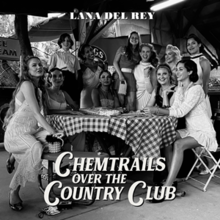 Cover art depicting Del Rey (fifth from right) with a group of friends