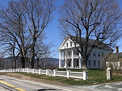 Along NH Route 109 at top of Wentworth Hill