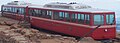 A Train of the Pikes Peak Cog Railway. (At the Summit)