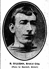 Footballer Sam Gilligan