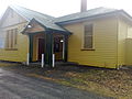 View of re-painted station building (March 2009)