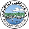 Official seal of Hallowell, Maine