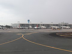 NAIA terminal 2 from runway