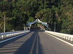 Pagudpud-Bangui boundary, National Road