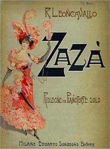 cover with ornamental lettering and image of young woman in early 20th century evening costume, with elaborately feathered hat