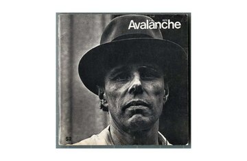 Joseph Beuys on the cover of Avalanche